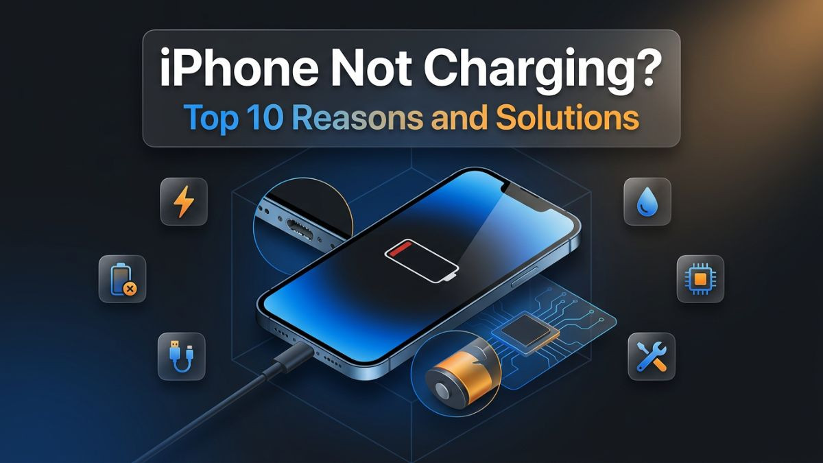 iPhone Not Charging? Top 10 Reasons and Solutions