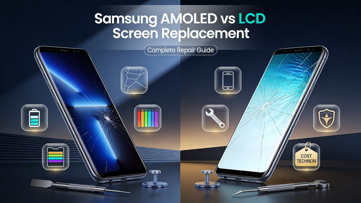 Samsung AMOLED vs LCD Screen Replacement: What Is the Difference?